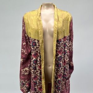 Free People Floral Patchwork Jacket
